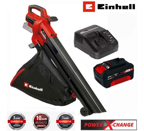 Einhell Akku-Laubsauger / Bläser 18V VENTURRO 18/210 Akku 4.0 Ah / Ladegerät