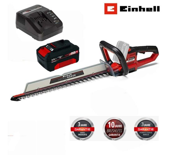 Einhell Akku-Heckenschere ARCURRA 18/55 Akku 4.0 Ah, Ladegerät 18V Power x-Change