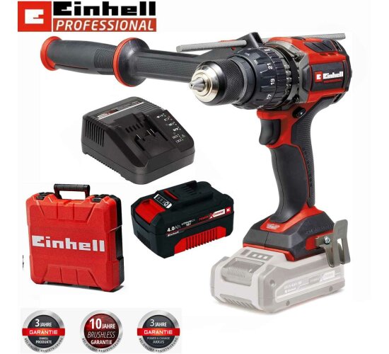 Einhell Professional 18V Akku-Bohrschrauber TP-CD 18/120  BL Akku 4.0 Ah Koffer