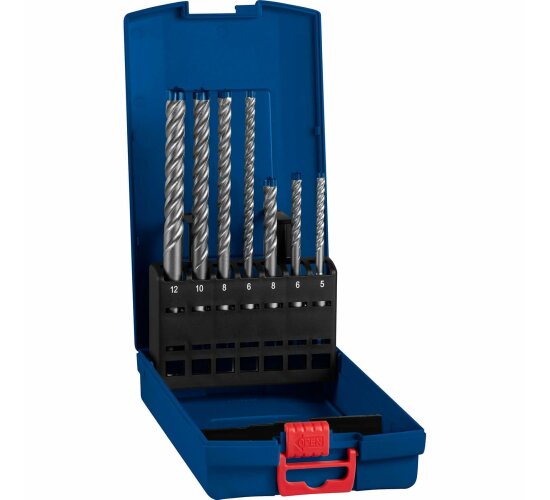 Bosch Expert 7X SDS Plus Steinbohrer-Set, 7-teiligt 5/6/6/8/8/10/12 mm 7 tlg.