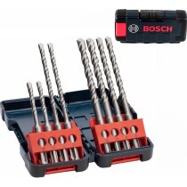 Bosch Hammerbohrer-Set SDS-Plus-3, Tough Box, 8-tlg Beton Stein