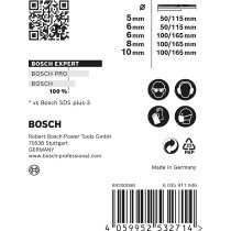 Bosch Expert SDS plus-7X Hammerbohrer-Set 5/6/6/8/10 mm 5tlg.