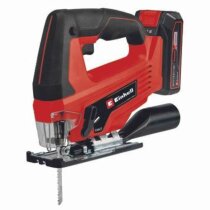 Einhell Pendelhub Stichsäge TC-JS 18V 2,5 Ah Akku, Ladegerät 8 x Sägeblätter