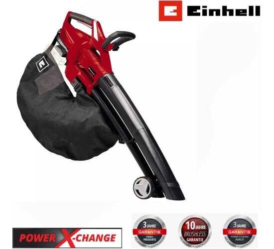 Einhell Akku-Laubsauger Laubbläser GE-CL 36 Li E-Solo, 2 x 18V