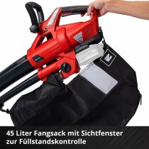 Einhell Akku-Laubsauger Laubbläser GE-CL 36 Li E-36V 2 x 18V Akku, Ladegerät