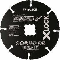 BOSCH X-Look Trennscheibe Hartmetall Multi Wheel 125  mm...