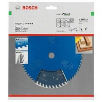 Bosch Kreissägeblatt Expert for Wood 160 x 20 x 1,8 mm, 48 Z