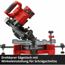 Einhell Akku-Zug-Kapp-Gehrungssäge 36V TE-SM 36/8 Li-mit Akk4 Ah u / Ladegerät