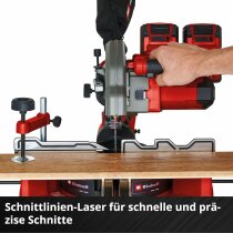 Einhell Akku-Zug-Kapp-Gehrungssäge 36V TE-SM 36/8 Li-mit Akk4 Ah u / Ladegerät