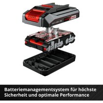 2 x Einhell 4,0 Ah Akku und 2 x Ladegerät Power X-Change Li-Ion,18V + Koffer