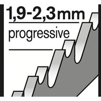 Bosch Stichsägeblatt T118B Basic for Metal, 5er-Pack