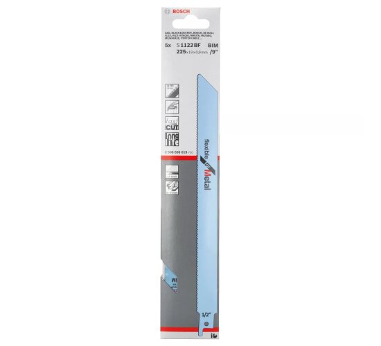 Bosch Säbelsägeblatt S1122BF Flexible for Metal 5er-Pack