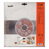 KWB Easy Cut HM Kreissägeblatt Ø230x30x1,8 mm 34 E85 Allzweckblatt