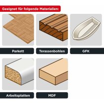 kwb Kreissägeblatt 210 x 30 mm Z 64 für Arbeitsplatten & Holz