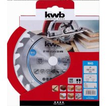 kwb Kreissägeblatt 160 x 20 Z20 für Weich - Hartholz,Spanplatten usw