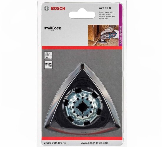 Bosch Professionel Deltaschleifplatte Multifunktionswerkzeuge Starlock AVZ 93 G