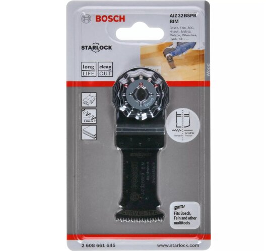 Bosch BIM Tauchsägeblatt AIZ 32 BSPB Hard Wood 50x32 mm