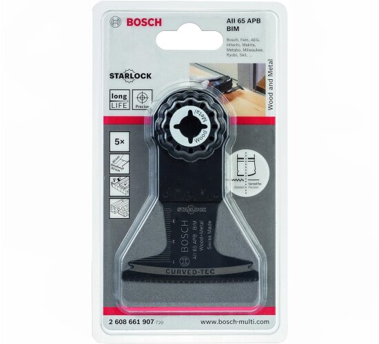 Bosch Professional Tauchsägeblatt AII 65 APB Wood and Metal (für 40 x 65 mm