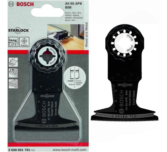 Bosch Tauchsägeblatt AII 65 APB Wood and Metal (für 40 x 65 mm