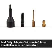 Einhell Akku-Kompressor Pressito 18/25 Solo 18V mit Akku 2,5 Ah + Ladegerät