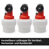 Einhell Akku-Farbsprühsystem TE-SY 18/90 Li-mit Akku 4.0 Ah + Ladegerät