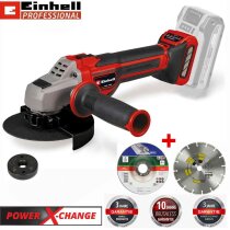 Einhell Professionel Akku-Winkelschleifer TP-AG 18/125 CE...