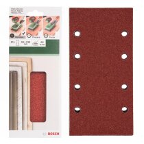 Bosch Schleifblatt Klett 10 x, 93 x 230 mm, K 60 für...