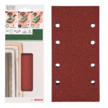 Bosch Schleifblatt Klett 10 x, 93 x 230 mm, K 80 für...