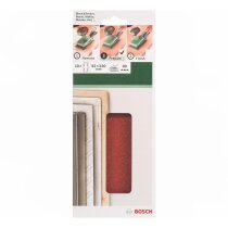 Bosch Schleifblatt Klett 10 x, 93 x 230 mm, K 80 für...