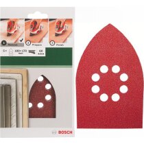 Bosch Schleifblatt 5 Stk, 100 x 170 mm K 60 für...