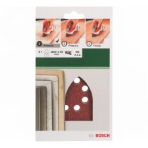 Bosch Schleifblatt 5 Stk, 100 x 170 mm K 60 für...