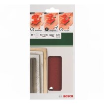 Bosch Klett Schleifblatt 10 x 93 x 185 mm,K 120 für Black & Decker Schwingschleifer