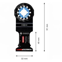 Bosch EXPERT Starlock Carbide Extra Tauchsägeblatt...