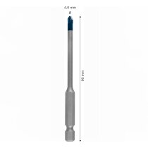 Bosch EXPERT HardCeramic  Ø 4 HEX-9 Bohrer...