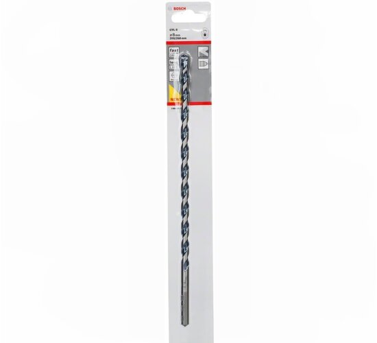 Bosch Professional 1x CYL-5 Betonbohrer für Beton, Ø 8 x 250 mm, Robust Line, Zubehör Schlagbohrmaschine)