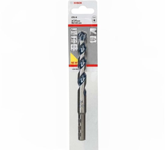 Bosch Professional 1x CYL-5 Betonbohrer für Beton, Ø 14 x 150 mm, Robust Line, Zubehör Schlagbohrmaschine)