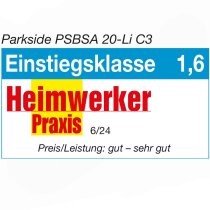 PARKSIDE 20V Akku-Schlagbohrschrauber PSBSA 20-Li C3 Solo + Bohrer Set