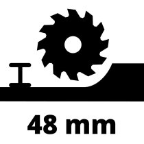 Einhell Handkreissäge TE-CS 18/150 Li - 18V mit Akku 2.5 Ah, Ladegerät