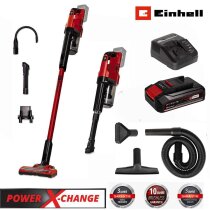 Einhell Stielstaubsauger TE-SV18 Li 18V mit Akku 2.5 Ah + Ladegerät Saugschlauch