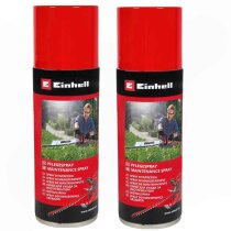 2 x Einhell Pflegespray für Gartengeräte, Messer Klingen, Bohrfutter Sägen. usw.