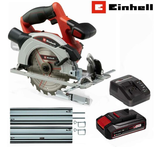 Einhell Handkreissäge TE-CS 18/150 Li - 18V mit Akku 2.5 Ah,Schiene