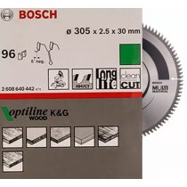 Bosc Kreissägeblatt 305 mm x 2,5 x 30 mm x 96 Z...