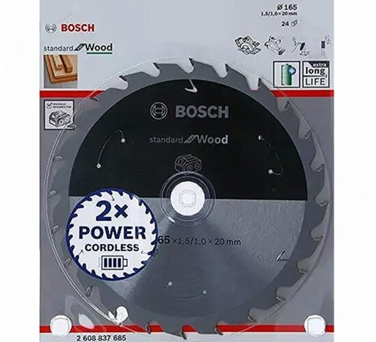 Bosch Professional Kreissägeblatt  Ø 165mm, 24Z Standard for Wood,