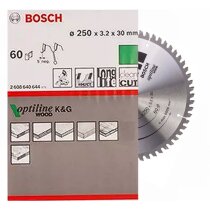 Bosch HM Sägeblatt 254x2,8x30mm Z=60 WZ Optiline Wood