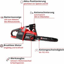 Einhell Professional Akku-Kettensäge GP-LC 36/40 Li...