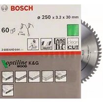 Bosch  Pro  Kreissägeblatt, 250 x 3,2  x 30 mm, 60 Z...