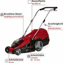 Einhell Rasenmäher GE-CM 36/43 Li M 36V (2x18V ) 43 cm ohne Akku / Ladegerät)