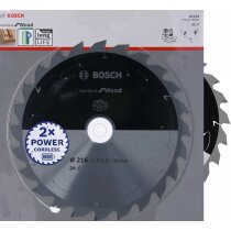 Bosch  Pro  Kreissägeblatt, 216 x 1,7 x 30 mm, 24  Z...