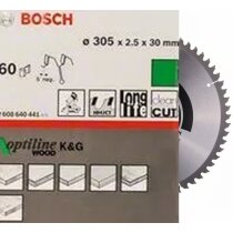 Bosc Kreissägeblatt 305 mm x2,5 x 30 mm x 60 Z...