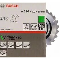 Bosch  Pro  Kreissägeblatt, 216 x 2 x 30 mm, 24 Z...